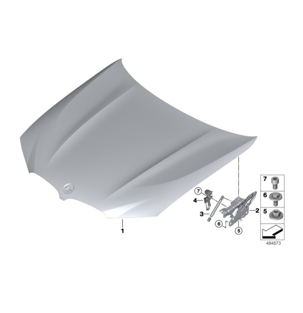 41008499153 Bonnet (HOOD) by TAIWAN